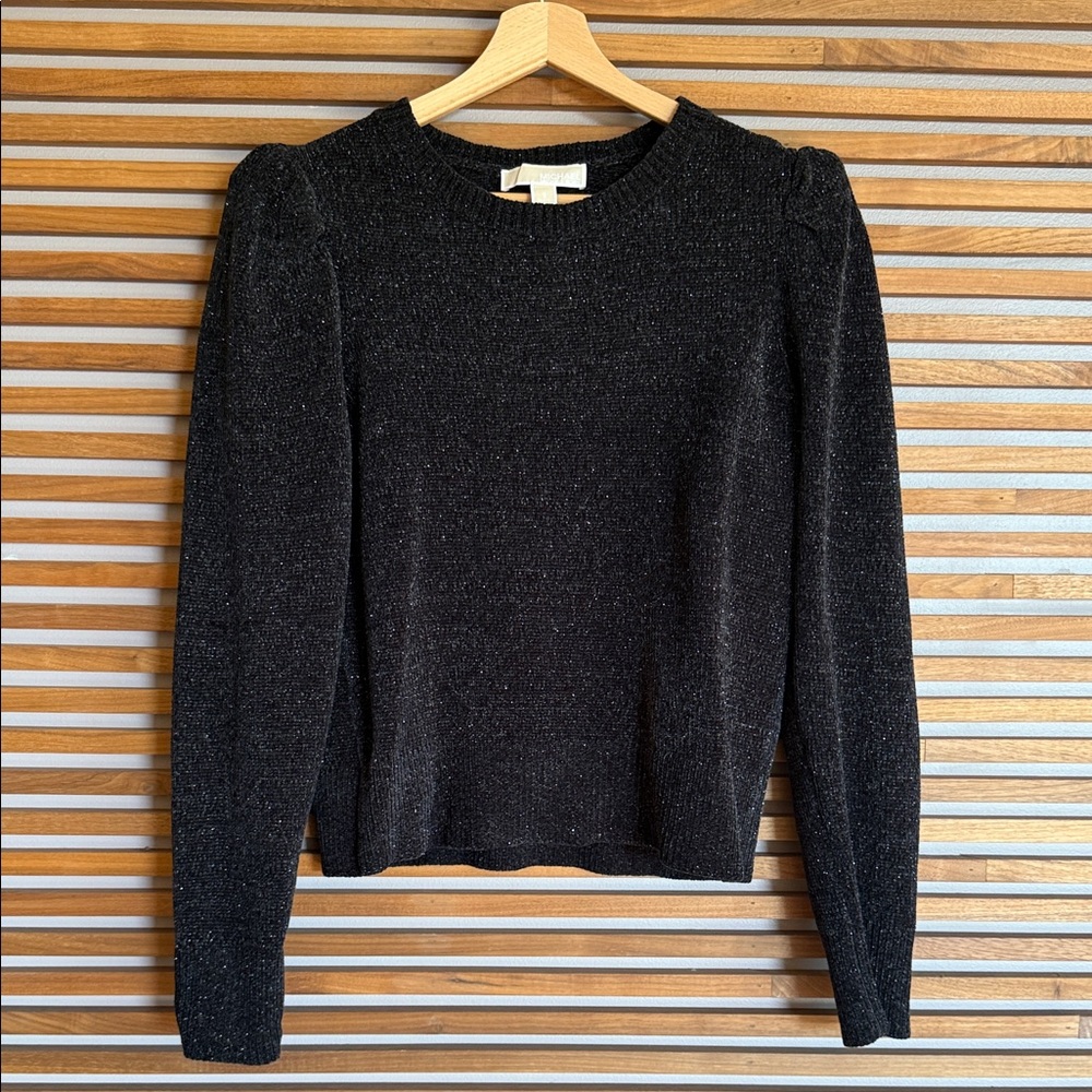 Michael Kors Black Textured Sweater